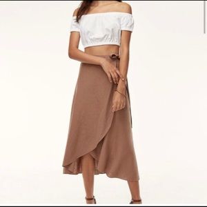 NWOT Aritzia Linen Skirt